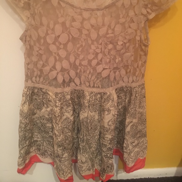 Free people tunic with lace details - Picture 4 of 4